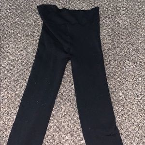 Black leggings. Thick